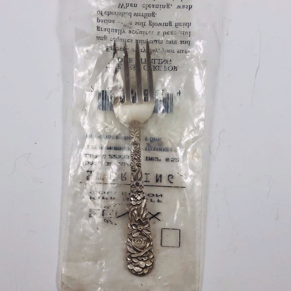 Lenox Kirk Stieff Silver Repousse Baby Fork